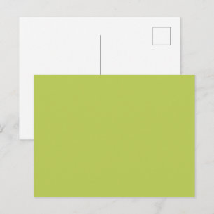 Trendy Soft Chartreuse Postcard