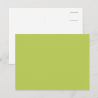 Trendy Soft Chartreuse Postcard