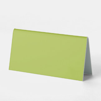 Trendy Soft Chartreuse Tabletop Sign -Table Tent