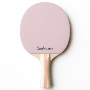 Trendy Soft Pastel Pink Custom Ping Pong Paddle
