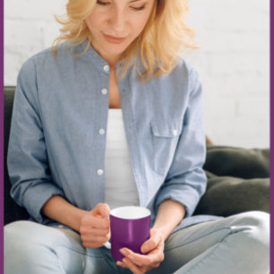 Trendy Solid Purple - Coffee Mug