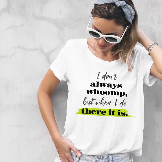 Trendy Song Lyrics Gray Lime Green Typography  T-Shirt (Creator Uploaded)