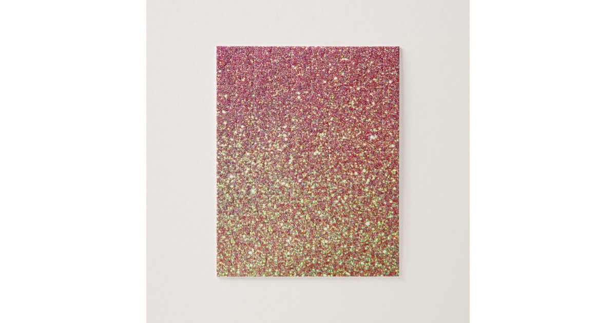 Trendy Sparkle Glitter Pattern Jigsaw Puzzle | Zazzle