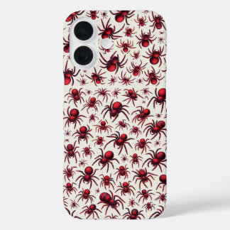Trendy Spider Design Web of Style iPhone 16 Case