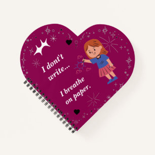 Trendy Spiral Notebook for Teen Girls   Personaliz