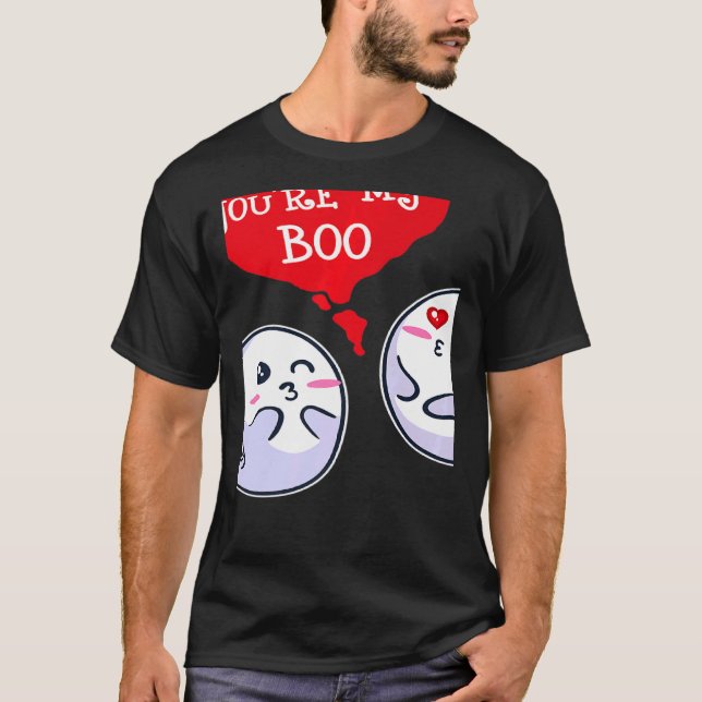 Trendy Statement Valentine's Day Couple Heart Roma T-Shirt (Front)