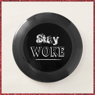 Trendy Stay Woke Black Wham-O Frisbee