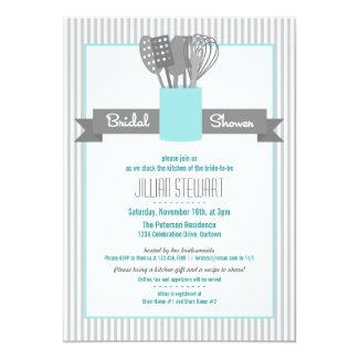 Trendy Stock the Kitchen Bridal Shower Invitations