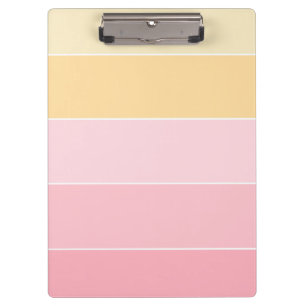 Trendy Striped Elegant Modern Template Pastel Clipboard