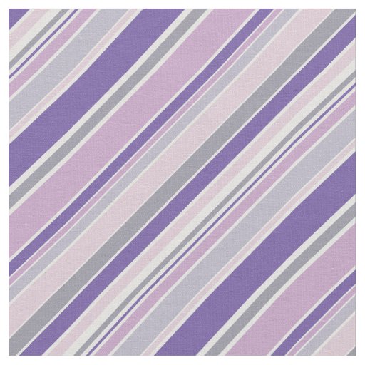 Trendy Stripes Purple Fabric