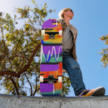Trendy Stylish Abstract Colorful Rainbow Artwork  Skateboard<br><div class="desc">Ride in style with our unique and stylish abstract colorful artwork creative skateboard. This vibrant board isn't just for cruising—it's a canvas for artistic expression. Elevate your skating experience with this distinctive skateboard that adds a burst of creativity to your moves. 
#Skateboard #AbstractArtwork #ColorfulDesign #ArtisticExpression #DistinctiveRiding #CreativeSkating</div>