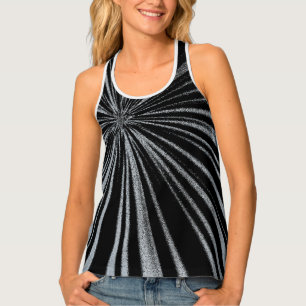 Trendy Stylish Astral Canvas Design Tank Top