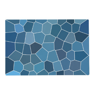 Trendy Stylish Blue Pattern Placemat