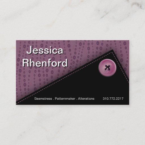 Customizable Trendy Stylish Button Up Business Card template