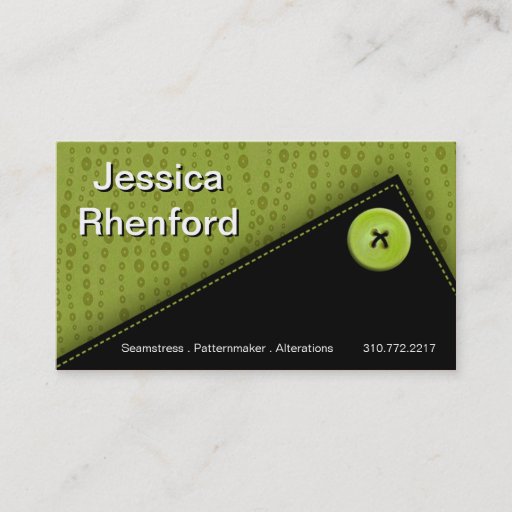 Customizable Trendy Stylish Button Up Business Card template