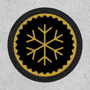 Trendy Stylish Design Snowflake Fabric Patch