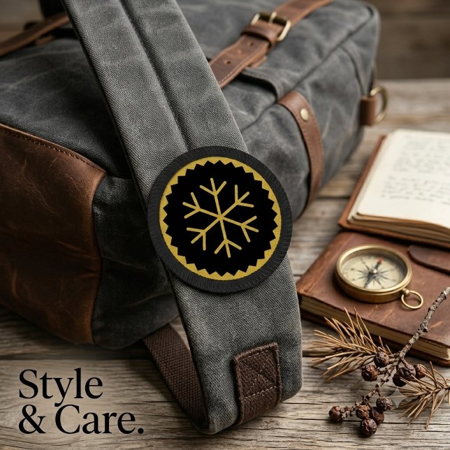 Trendy Stylish Design Snowflake Fabric Patch (Trendy Stylish Design Snowflake Fabric Patch)