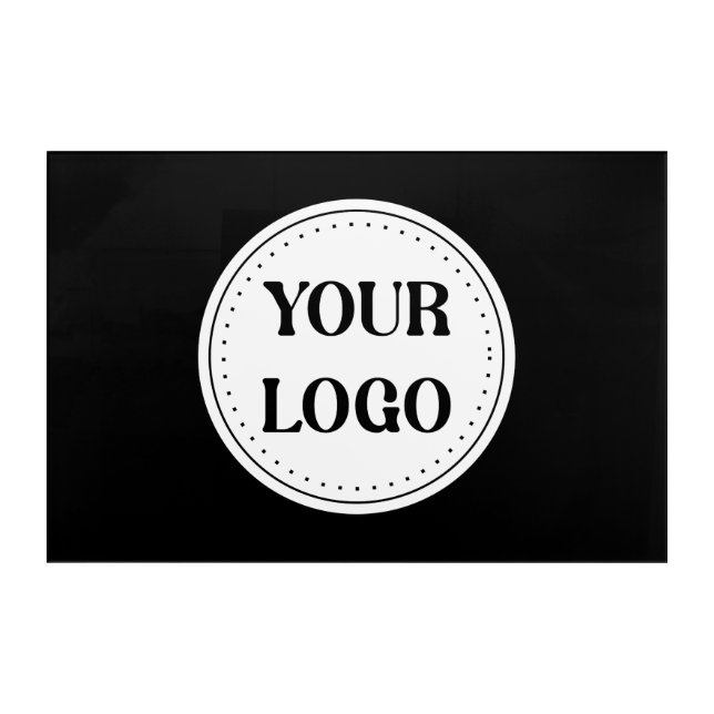 Trendy stylish & elegant branded acrylic print (Front)