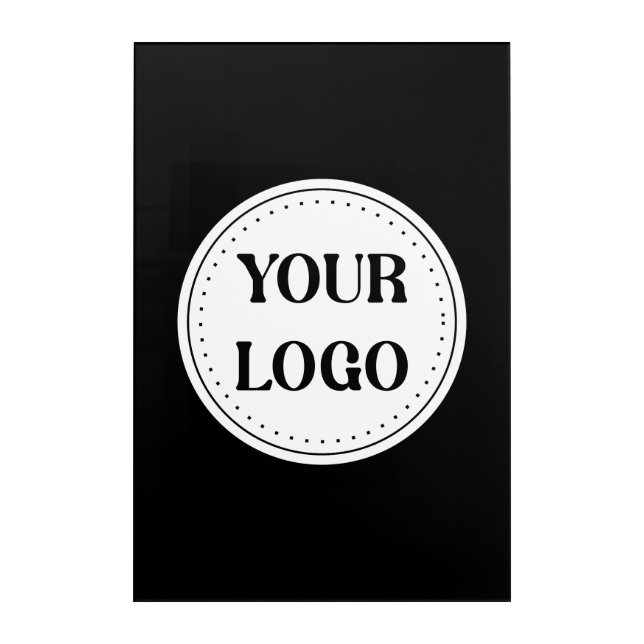 Trendy stylish & elegant branded acrylic print (Front)