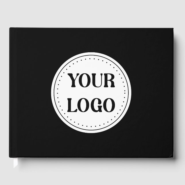 Trendy stylish & elegant branded guest book (Front)
