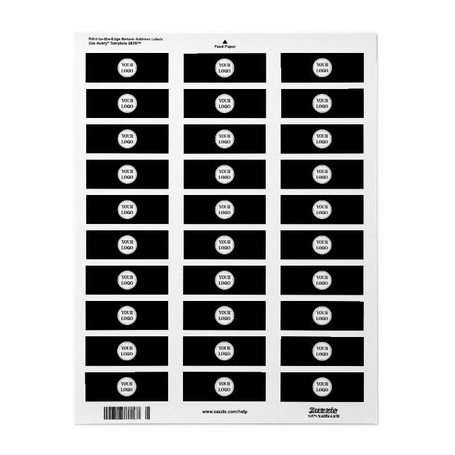 Trendy stylish & elegant branded label (Full Sheet)