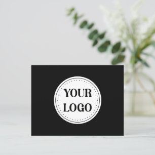 Trendy stylish & elegant branded postcard