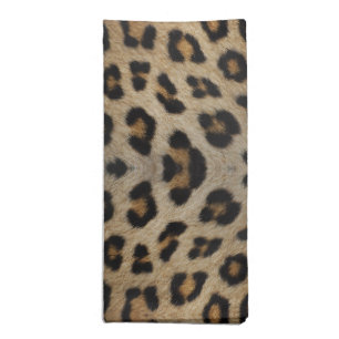 Trendy stylish leopard fur print animal pattern cloth napkin