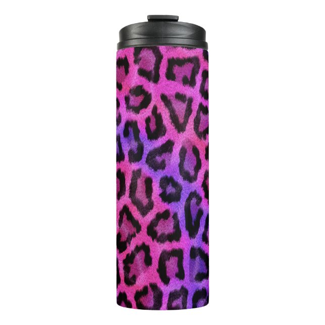 Trendy Stylish Leopard Pattern Thermal Tumbler (Front)