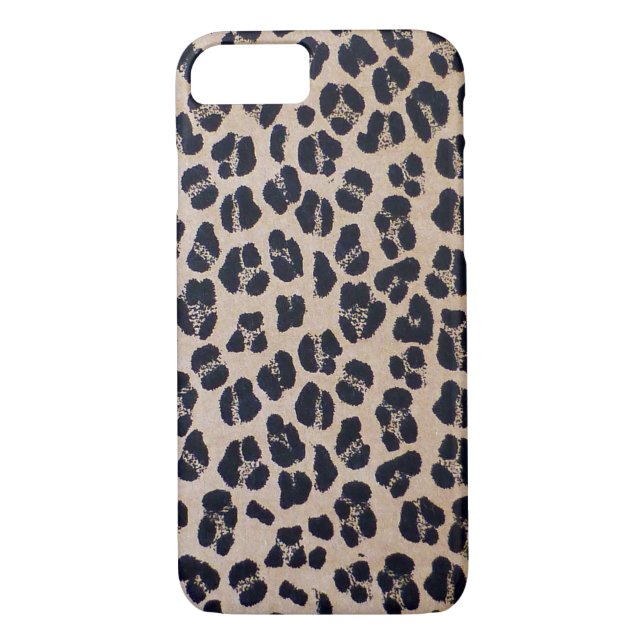 Trendy Stylish Leopard Print, iPhone 7 Case (Back)