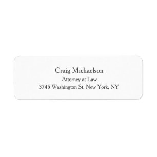 Trendy Stylish Minimalist Plain Simple Label