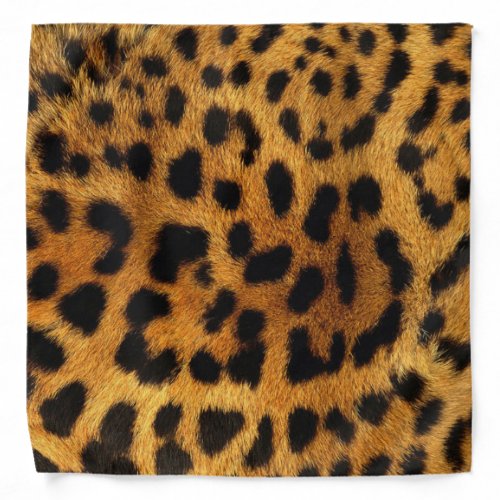 trendy stylish safari animal print leopard pattern bandana