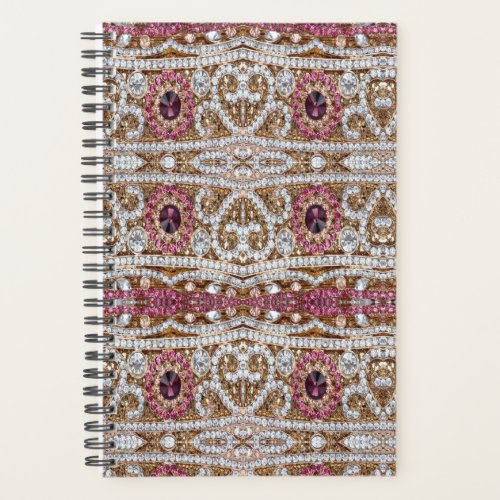 trendy stylish silver gold burgundy pink bohemian  planner