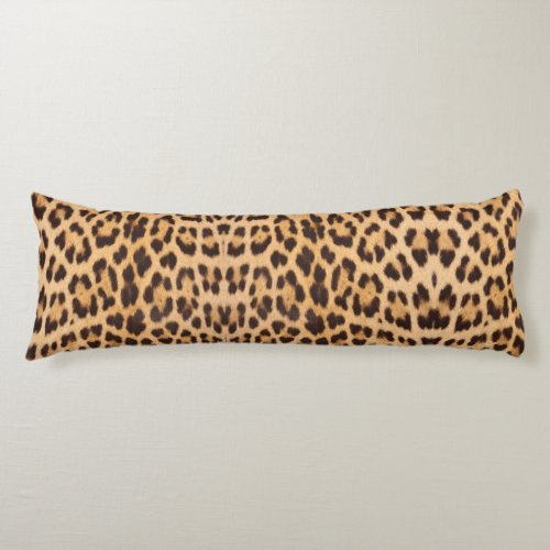 trendy stylish wild safari fashion leopard print body pillow