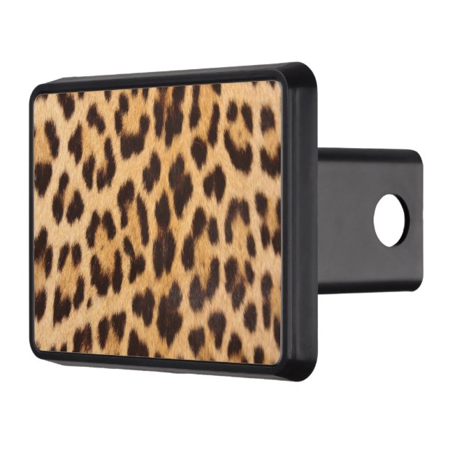 trendy stylish wild safari fashion leopard print hitch cover (Left)
