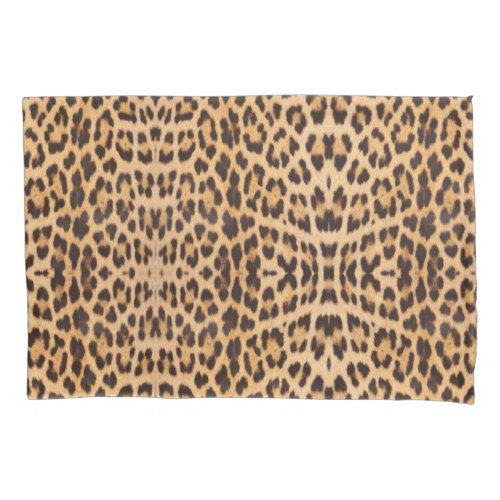 trendy stylish wild safari fashion leopard print pillow case