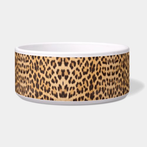 trendy stylish wild safari leopard print bowl
