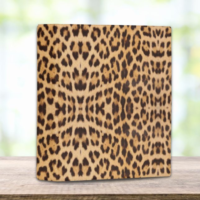 trendy stylish wild safari leopard print mini binder (trendy stylish wild safari leopard print mini binder)