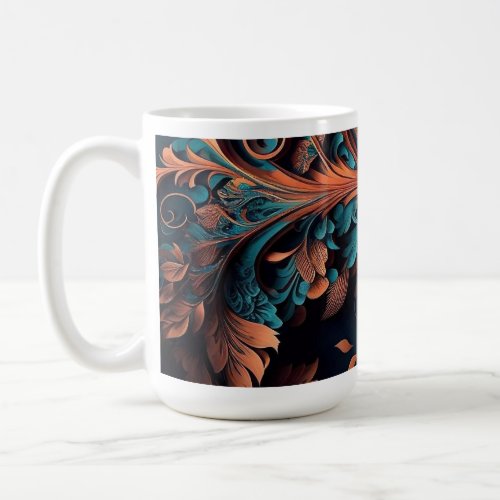 Trendy stylish wood pattern Coffee Mug 