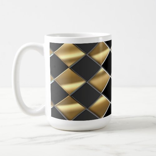 Trendy stylish wood pattern Coffee Mug 