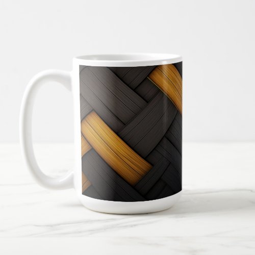 Trendy stylish wood pattern Coffee Mug 