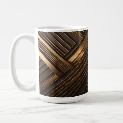 Trendy stylish wood pattern Coffee Mug 