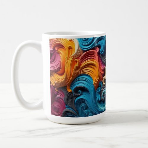 Trendy stylish wood pattern Coffee Mug 