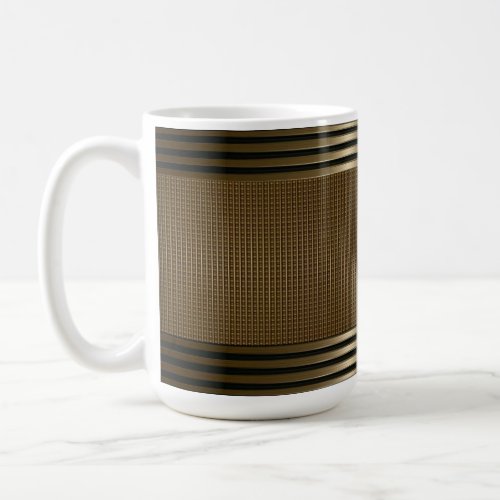 Trendy stylish wood pattern Coffee Mug 