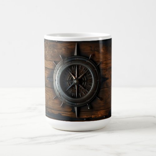 Trendy stylish wood pattern Coffee Mug 