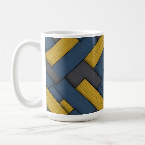 Trendy stylish wood pattern Coffee Mug 