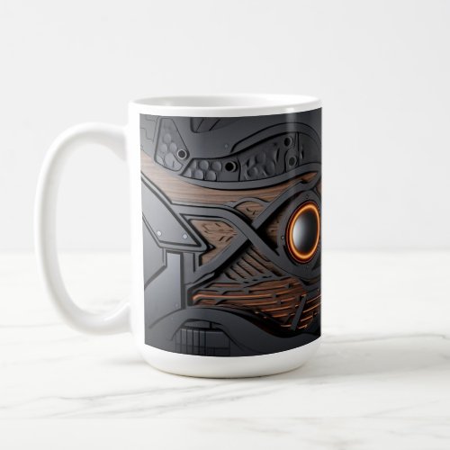 Trendy stylish wood pattern Coffee Mug 