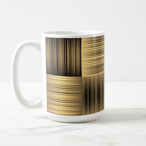 Trendy stylish wood pattern Coffee Mug 