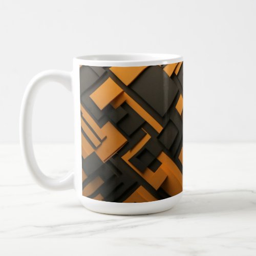 Trendy stylish wood pattern Coffee Mug 