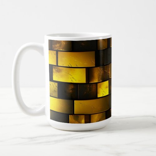 Trendy stylish wood pattern Coffee Mug 