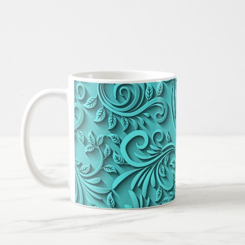 Trendy stylish wood pattern Coffee Mug